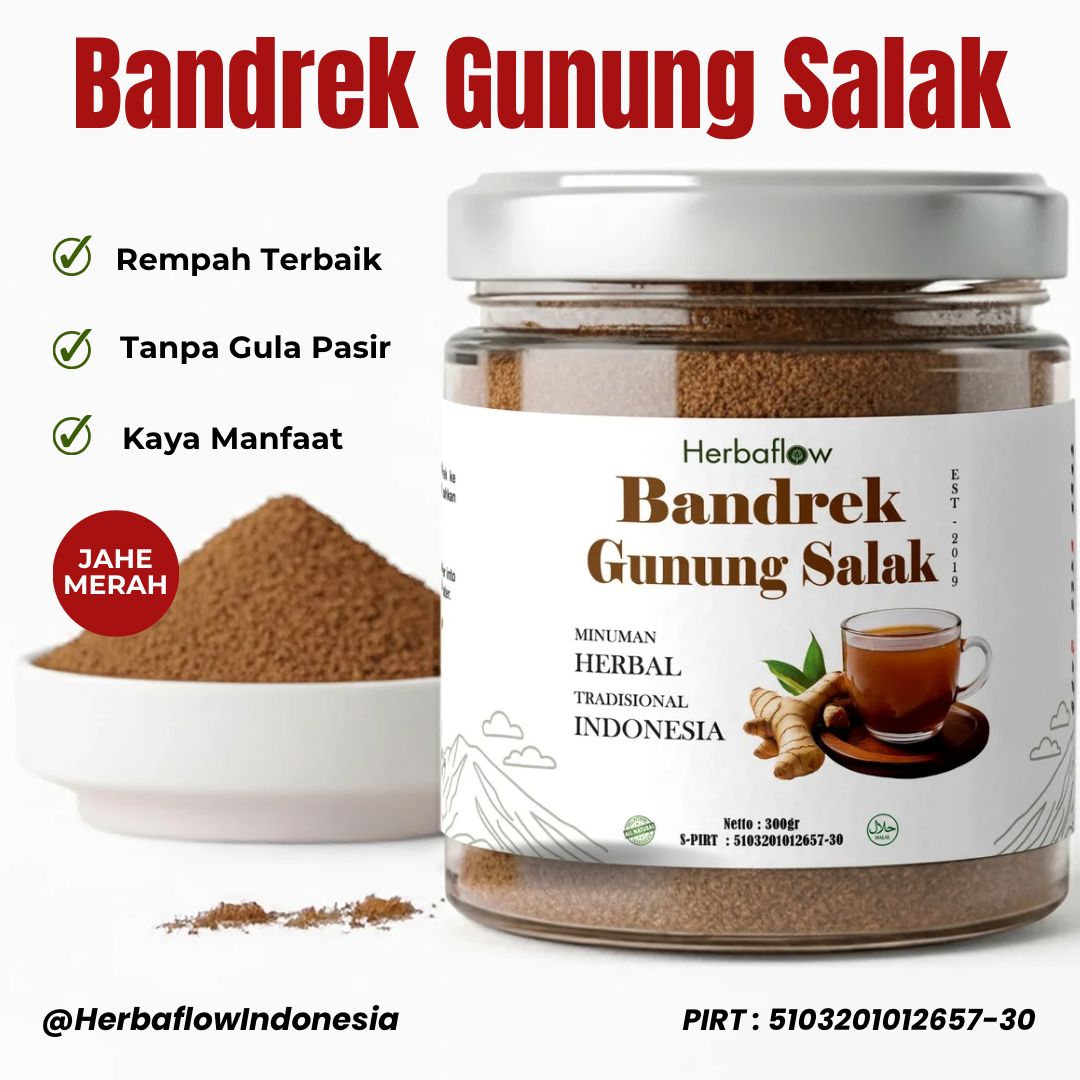Model dengan Bandrek Gunung Salak